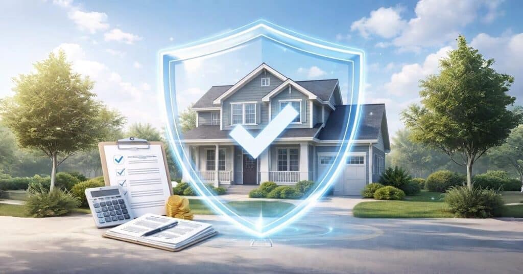 Homeowners insurance protecting a residential home with comprehensive coverage