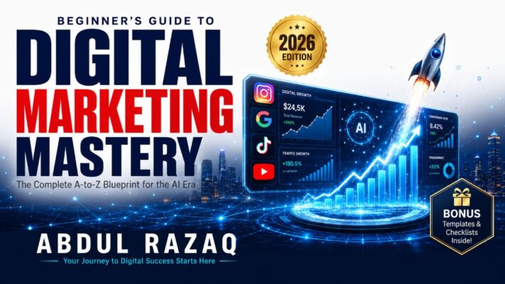 Beginner's Guide to Digital Marketing Mastery 2026 - Complete A-to-Z Blueprint for the AI Era by Abdul Razaq